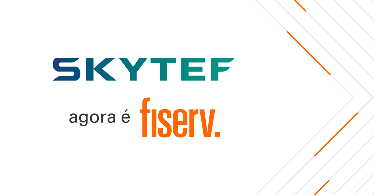 logo da skytef e da fiserv
