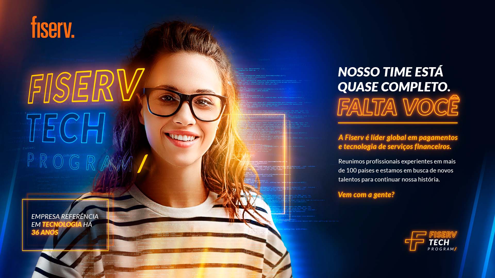 Inscrições abertas para o Fiserv Tech Program